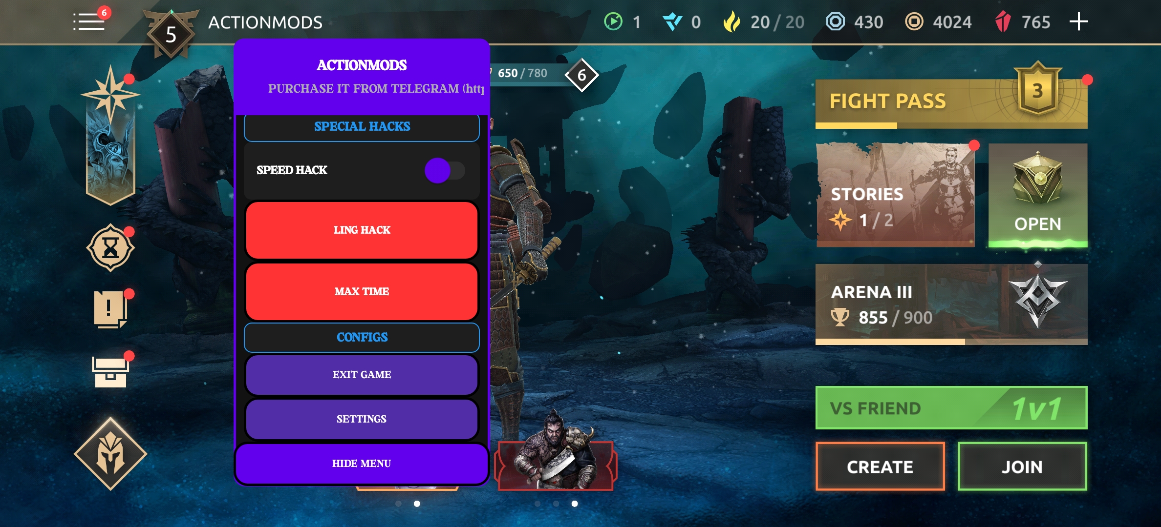 Shadow Fight 4 VIP Banner